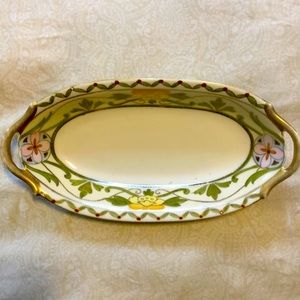 Vintage/Antique Nippon Hand Painted Dish 23cmx11cm